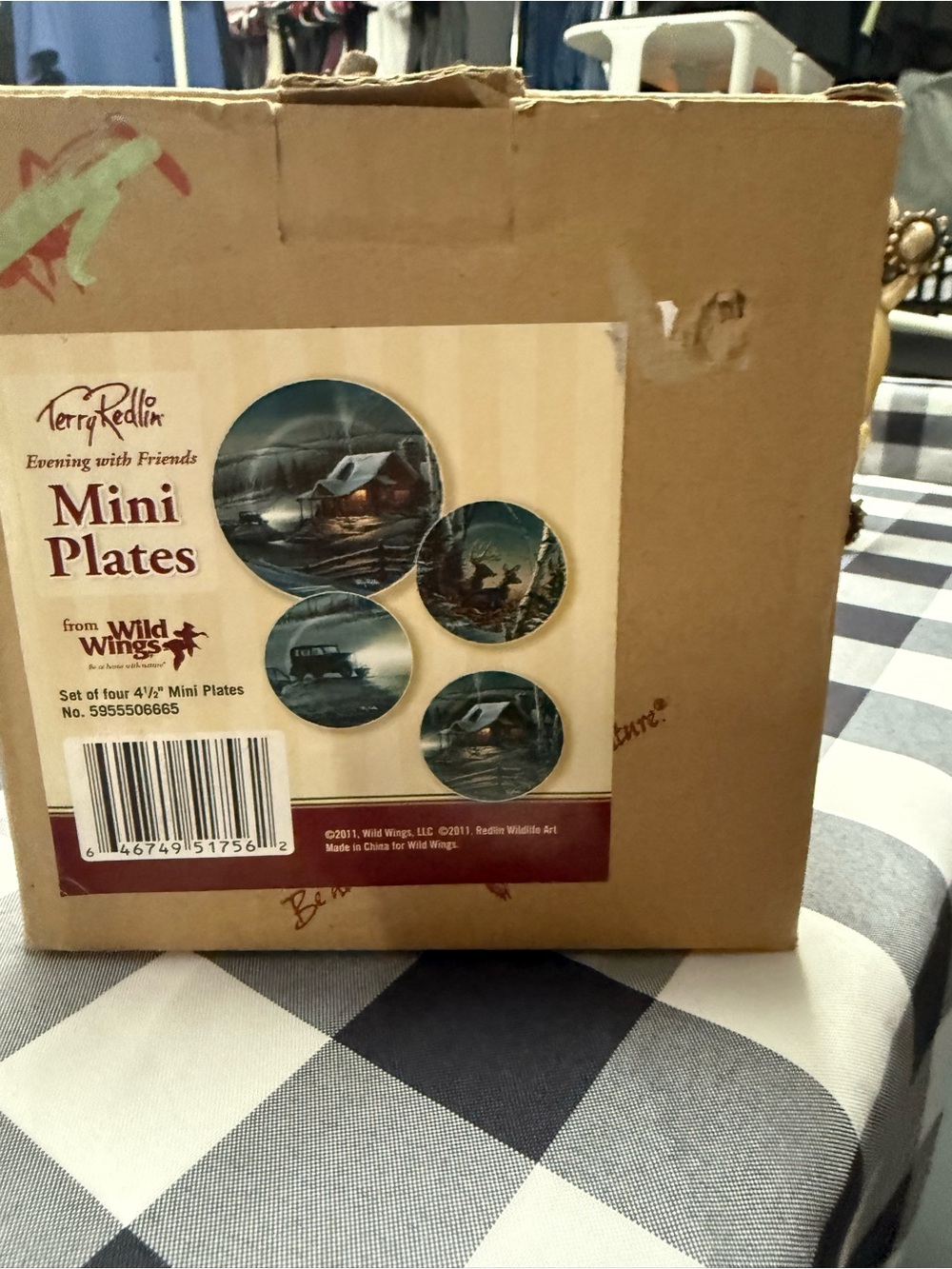 TerraReddin Mini Plates Set - Scenic Blue Artwork